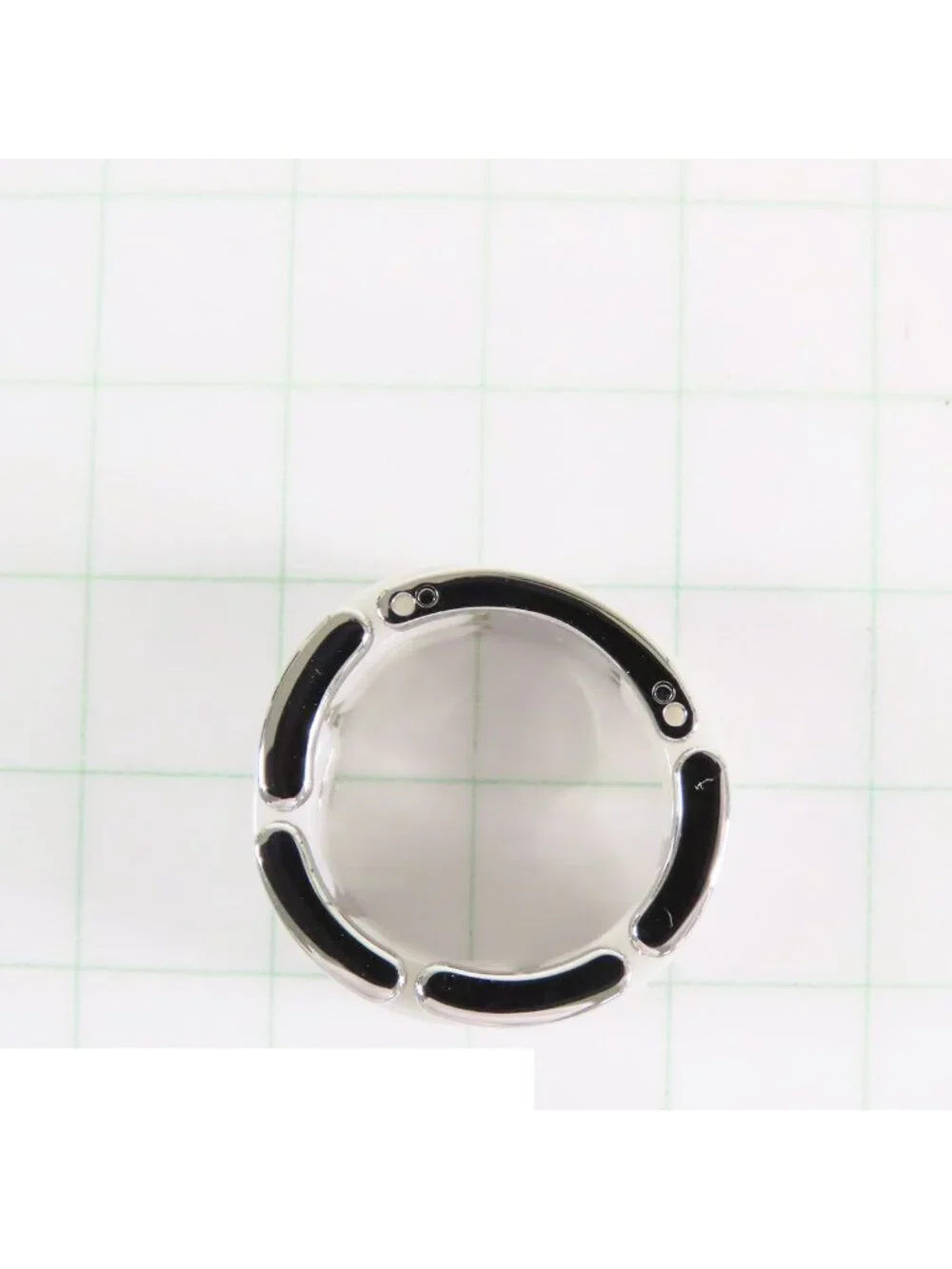 Chanel Ultra Collection Ring White Gold 18K Ceramic Large